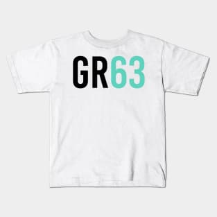 George Russell 63 - Driver Initials and Number Kids T-Shirt